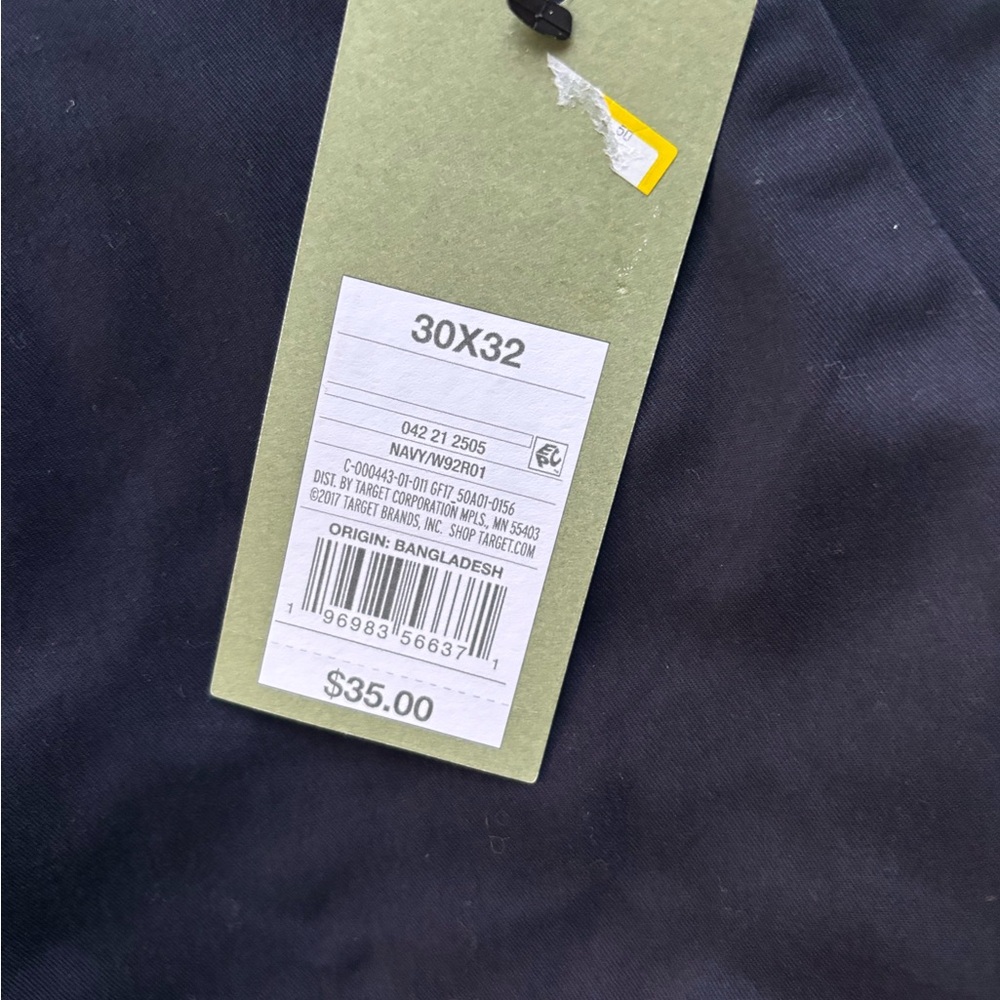 Goodfellow & Co Men's Dark Navy Chinos - Picture 2 of 3
